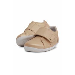 Bobux - Girls Gold 'Boston' Trainer First Walker Shoes